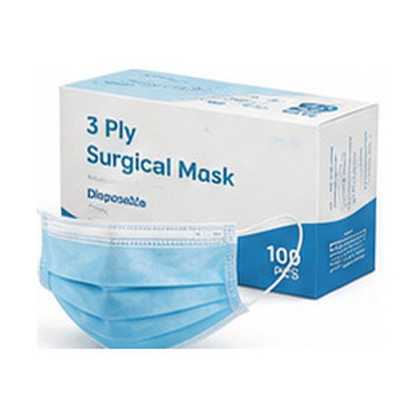 Blue 3 Ply Mask Pack of 100